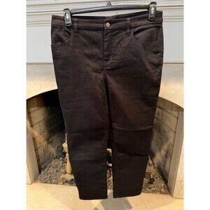 Chicos Jeans Womens 1R US 8R Black Perfect Stretch Girlfriend Slim Leg Ankle